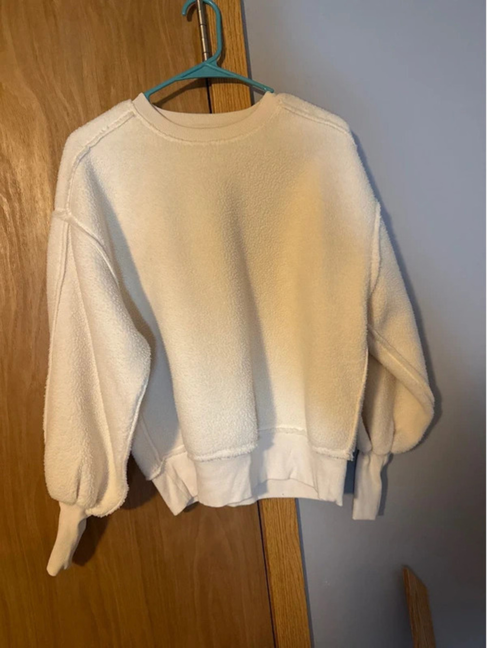 Pilcro Sherpa Crewneck